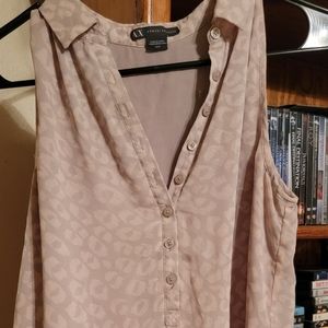 Armani Exchange sleeveless casual shirt